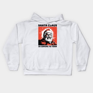 Santa Claus | Coming to Town Kids Hoodie